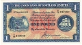 Union Bank Of Scotland Ltd 1 Pound, 17.10.1949